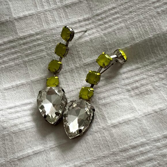 Crystal Drop Earrings - Picture 1 of 3